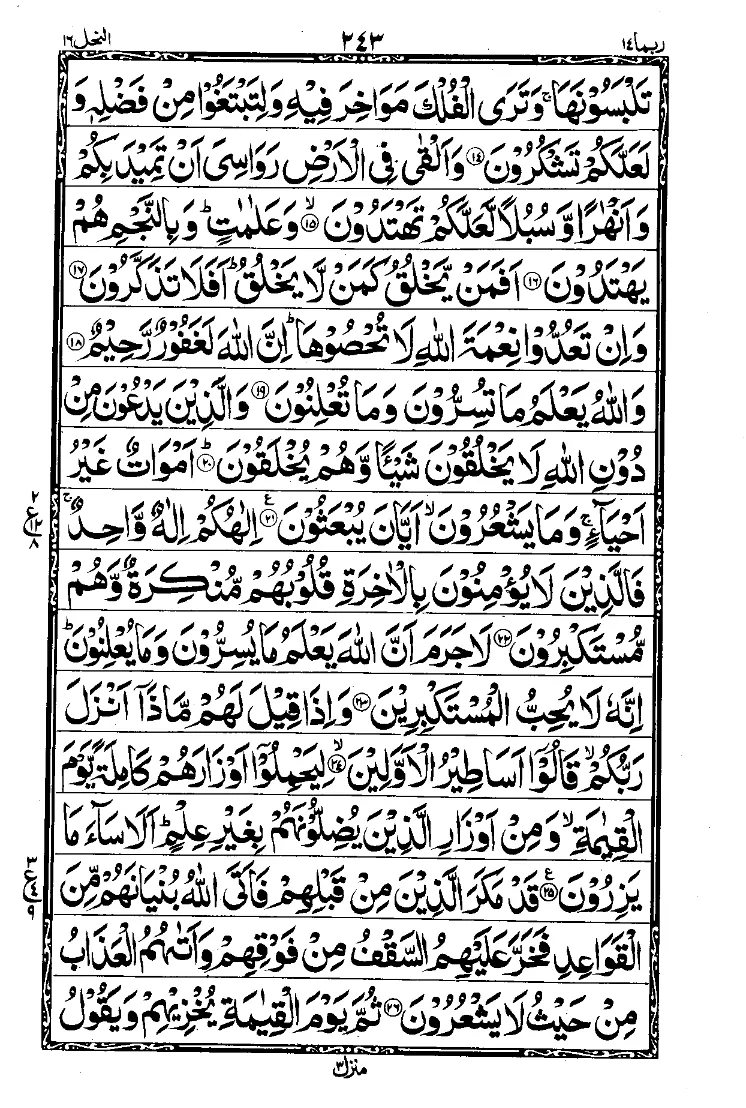 Surah An-Nahl 3