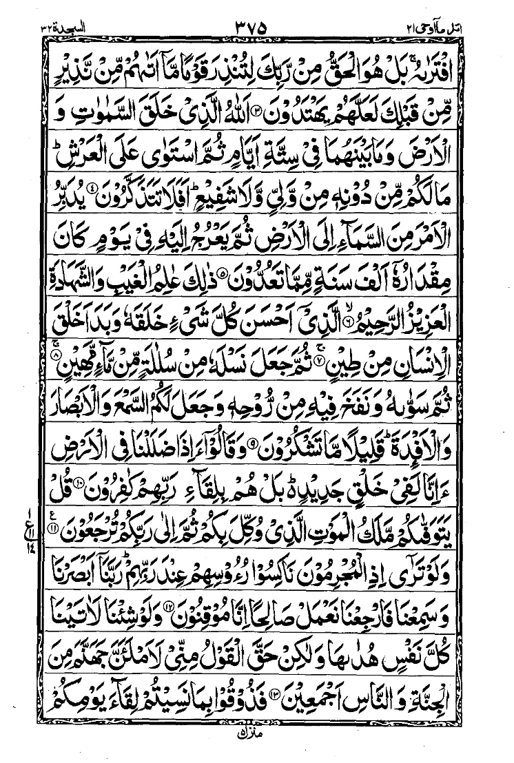 Surah As-Sajda 2
