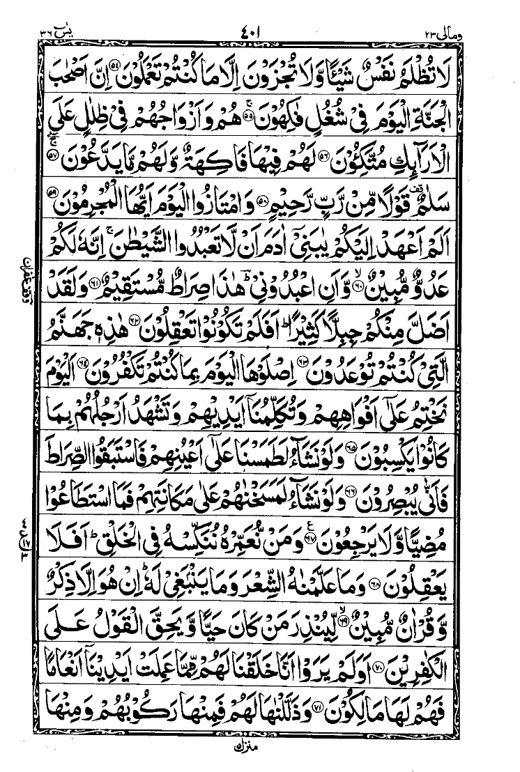 Surah Yaseen 4