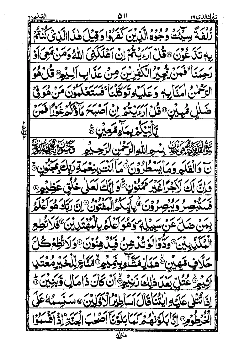 Surah Al-Mulk 3